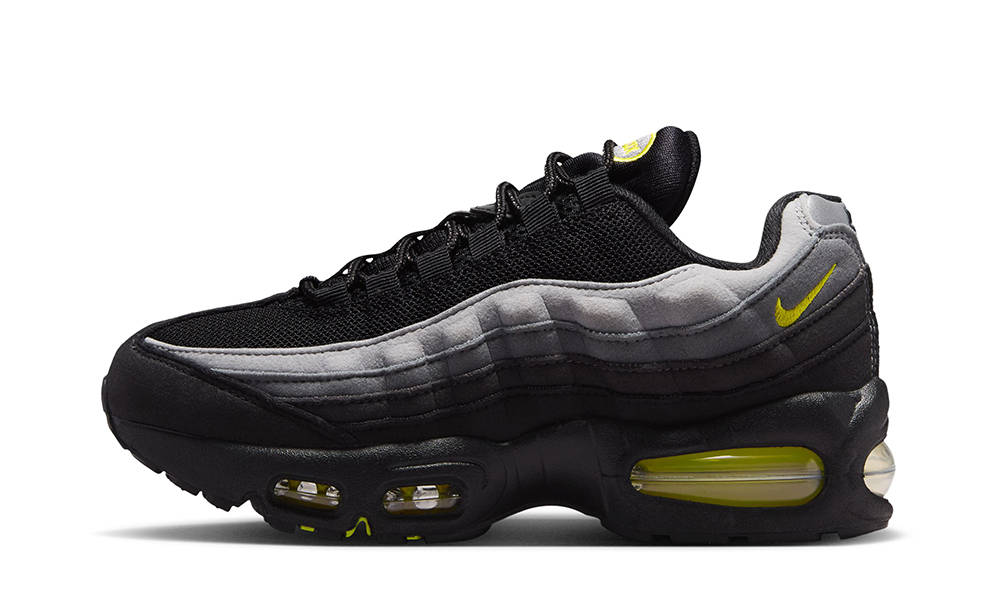 Nike Air Max 95 OG GS Big Bubble Black Chrome Yellow
