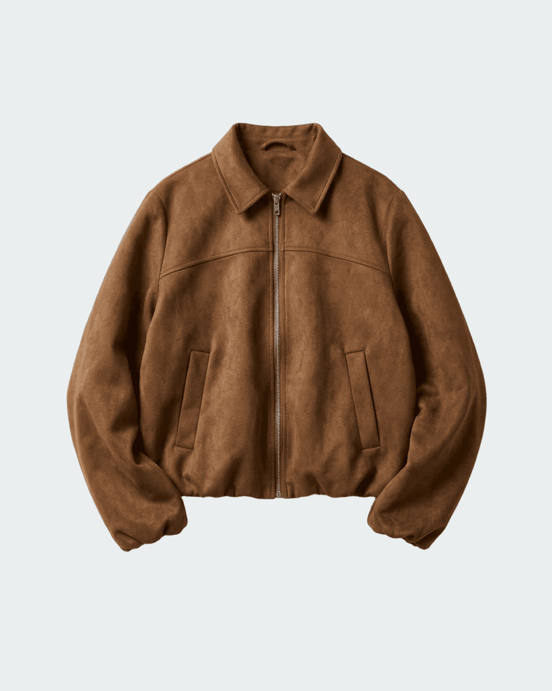 Vero Moda faux suede clean bomber jacket