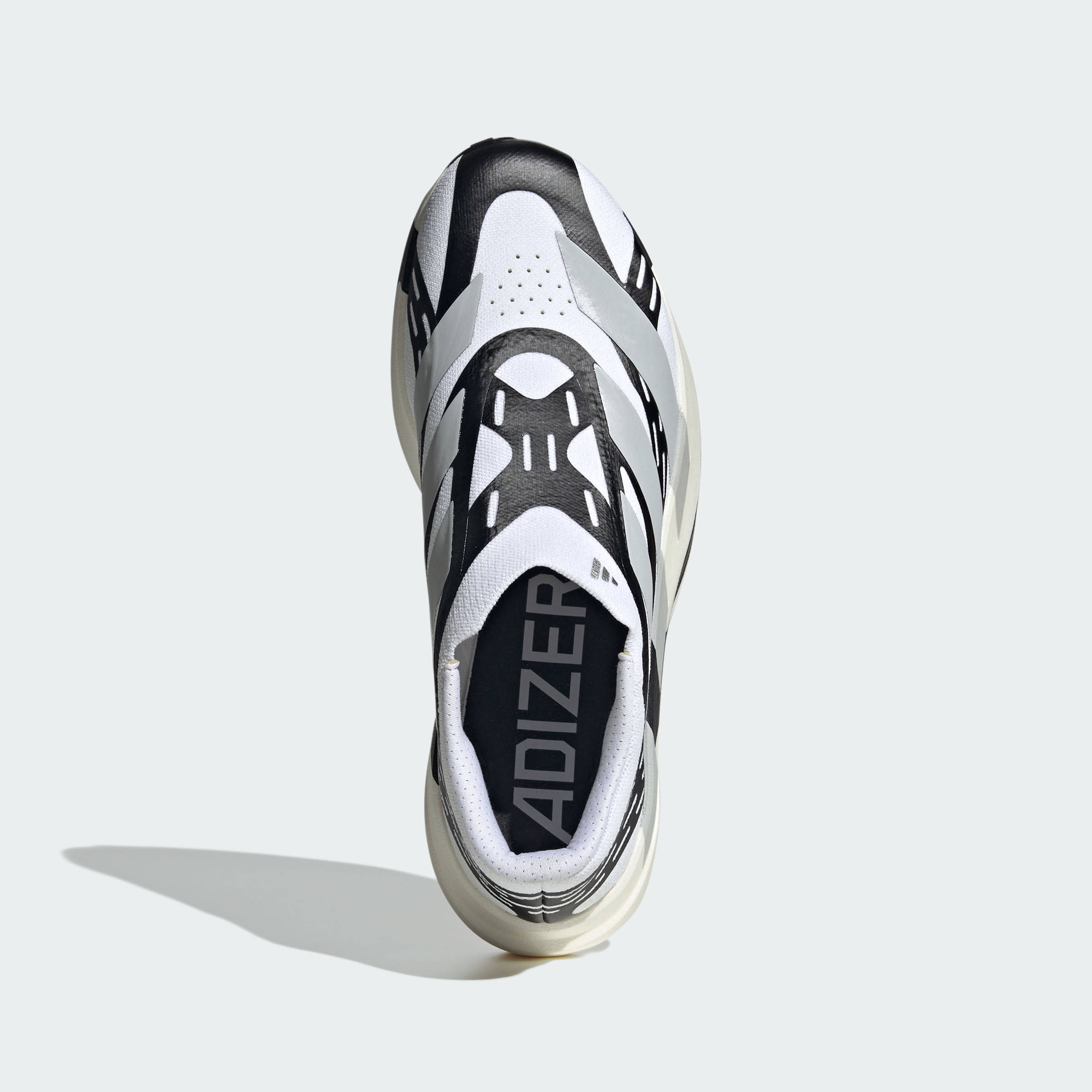 adidas Adizero Evo SL Laceless White Grey Black Top