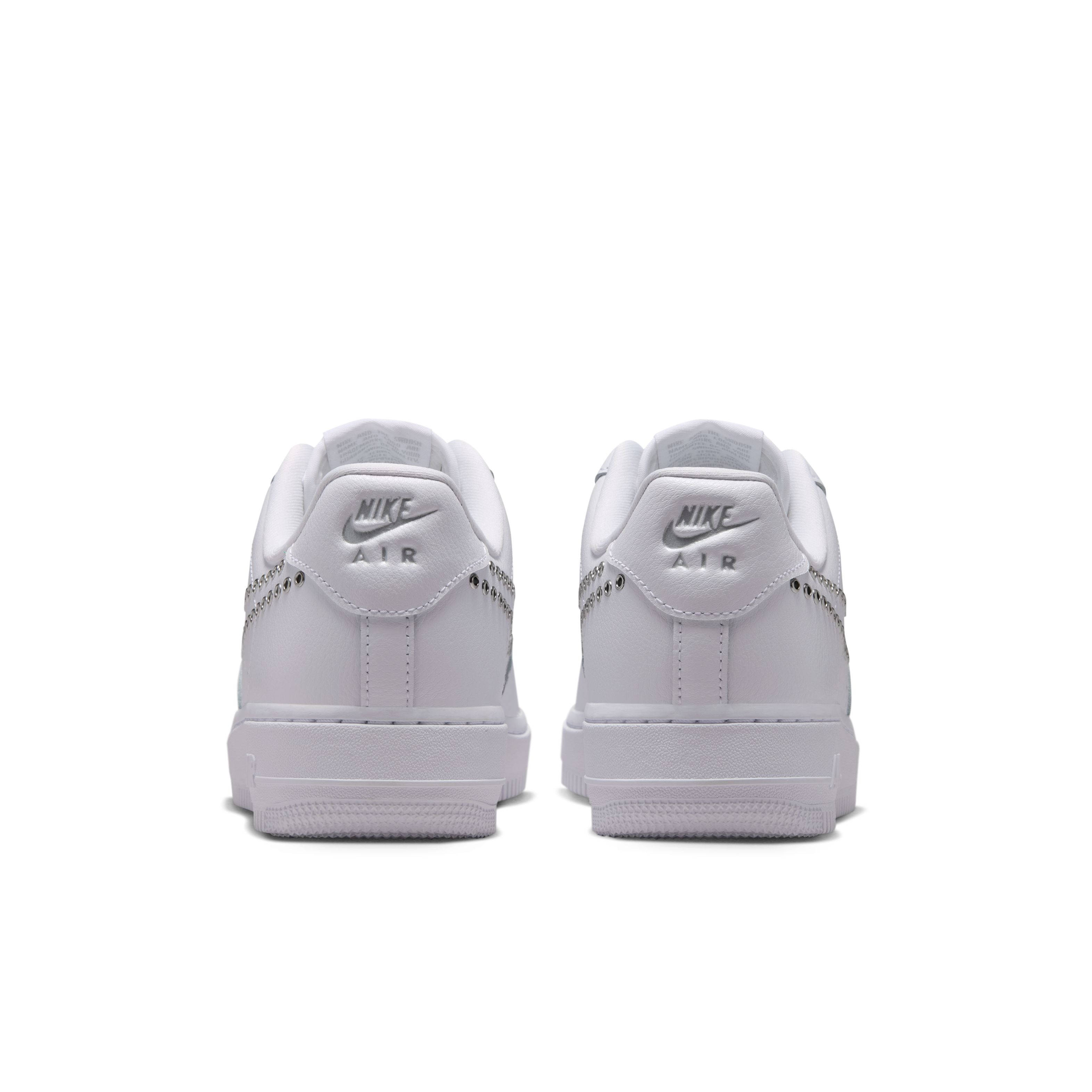 Nike Air Force 1 07 LV8 White Metallic Silver IW1234 100 back