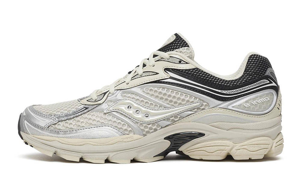 Saucony ProGrid Omni 9 White Silver Black