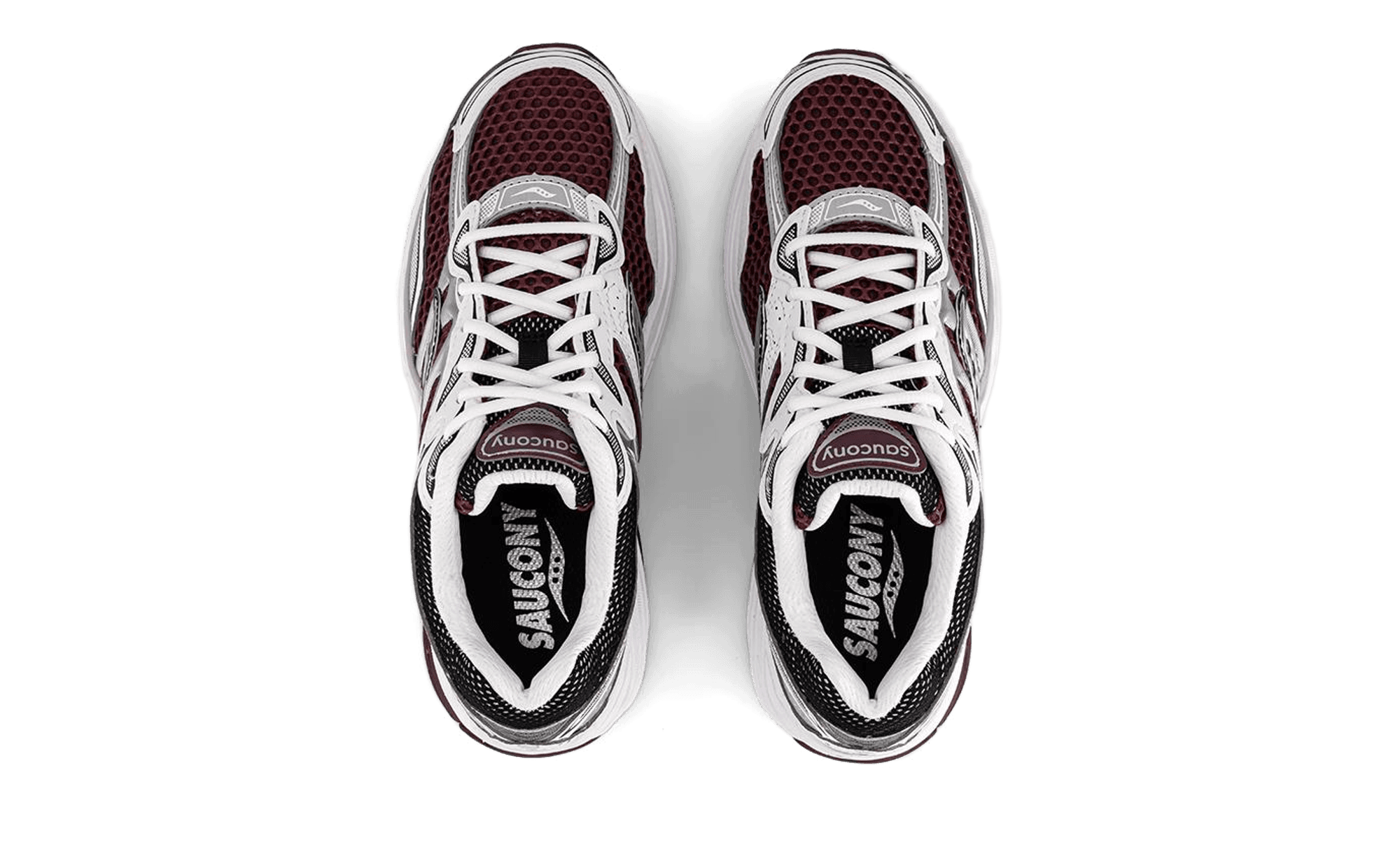 Saucony ProGrid Omni 9 Maroon White middle