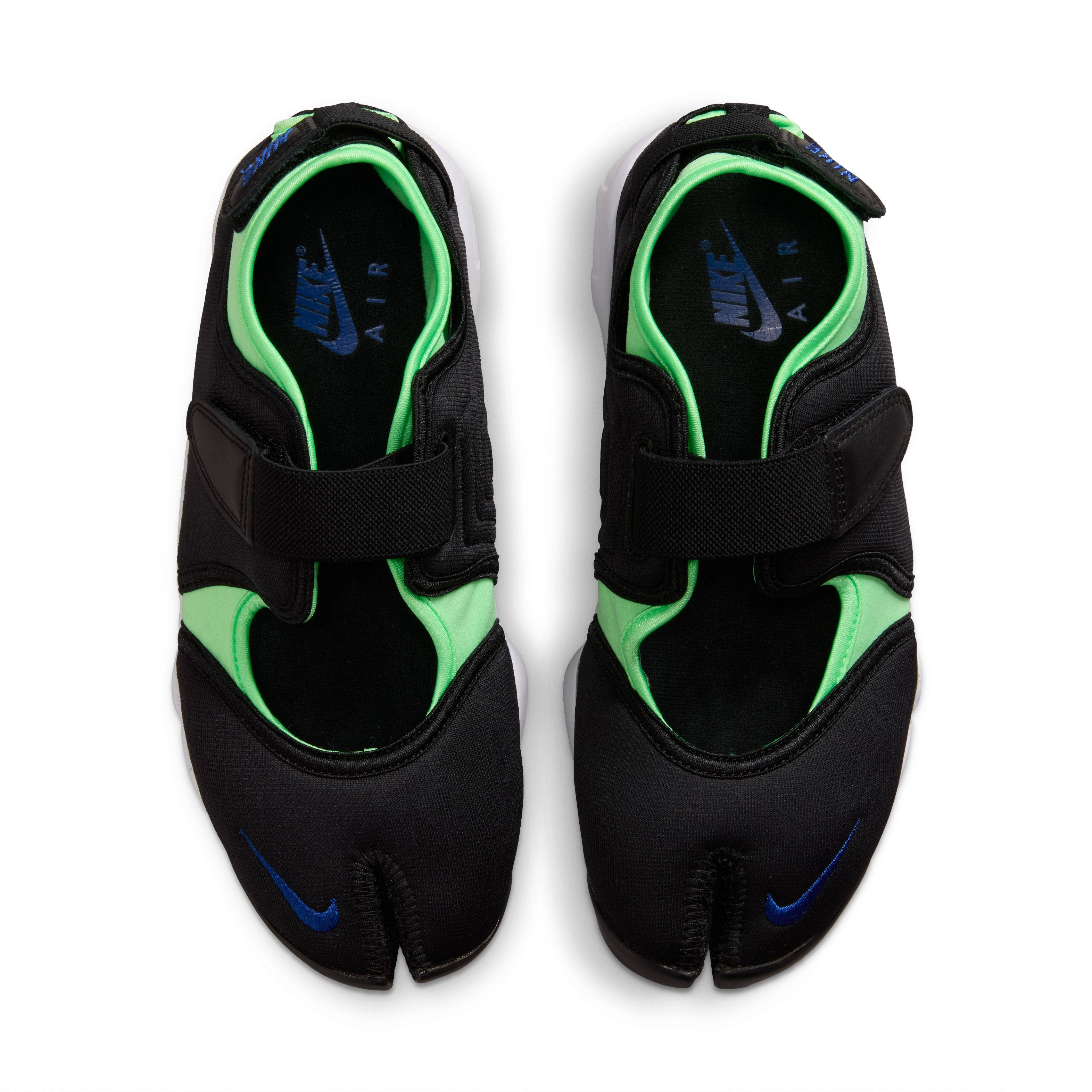 Nike Air Rift Black Royal Illusion Green IV6058 001 middel