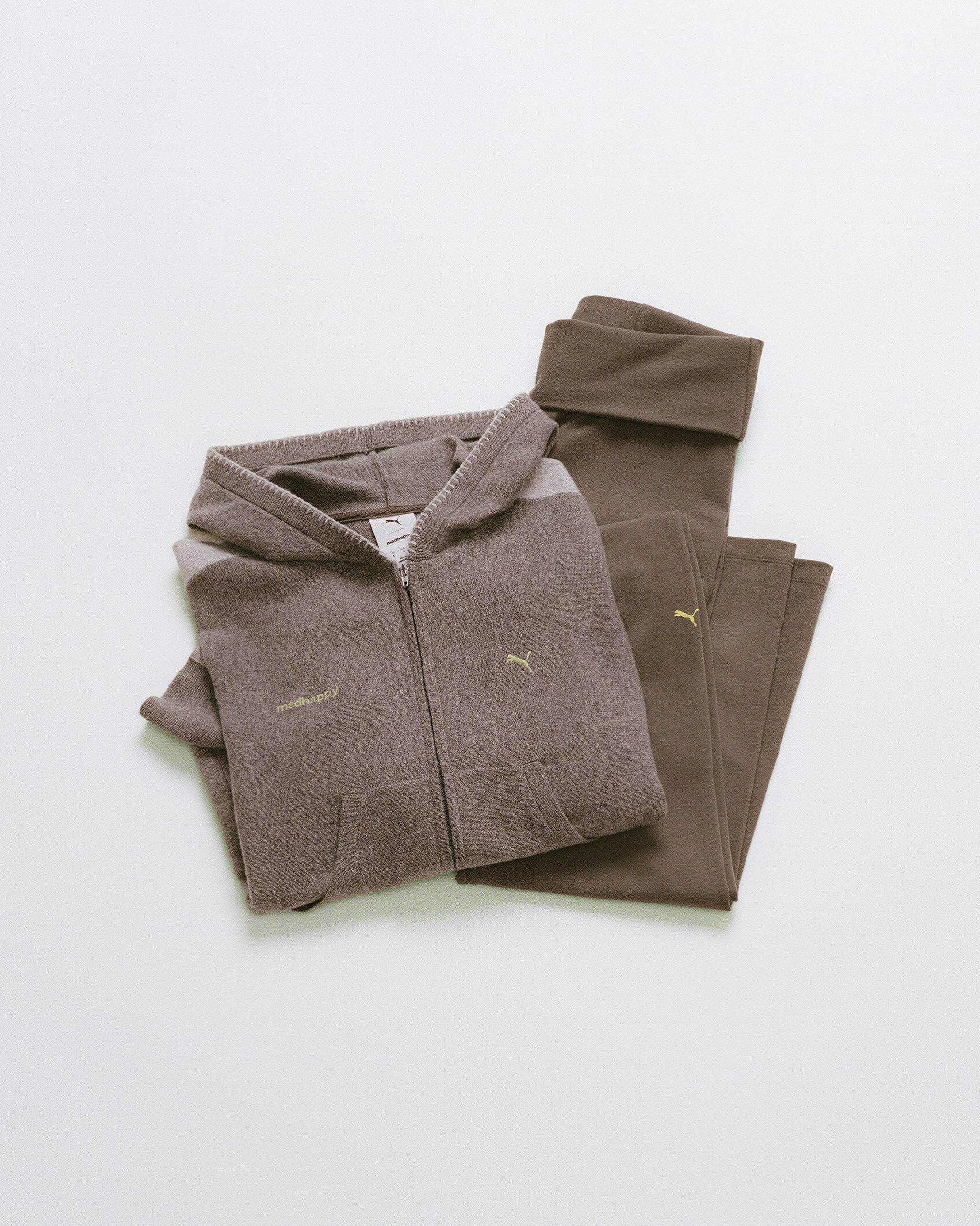 madhappy x puma brown wool set