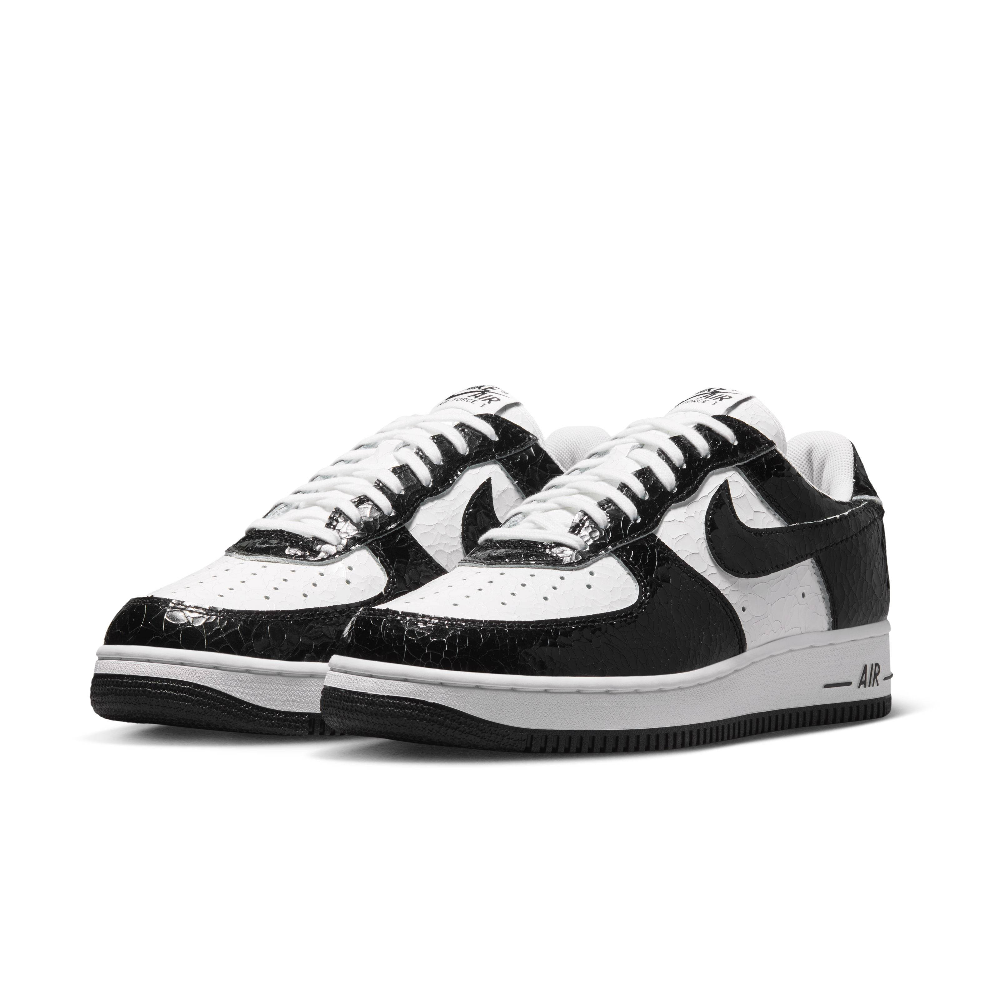Nike Air Force 1 ’01 Cracked Leather Pack Black White JA0248 300 front