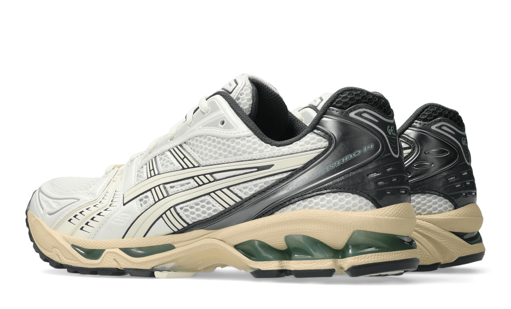 ASICS Gel-Kayano 14 Cream Obsidian Grey side