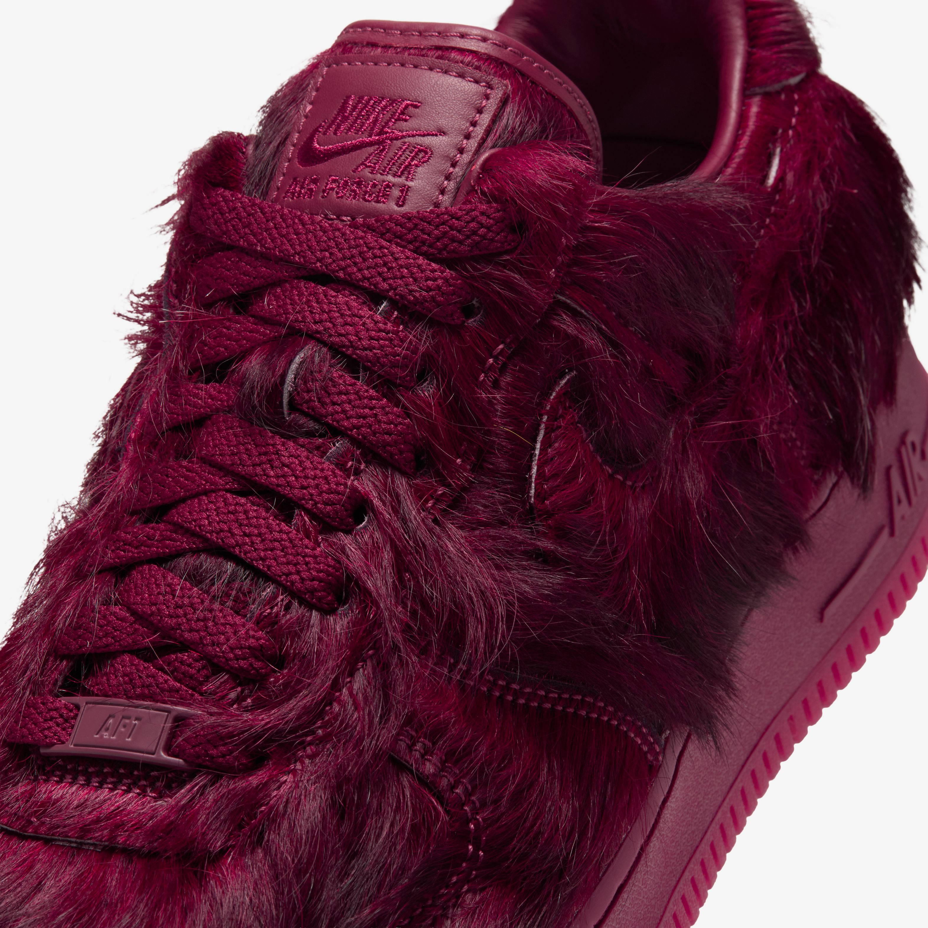Nike Air Force 1 Low Pony Hair Team Red side