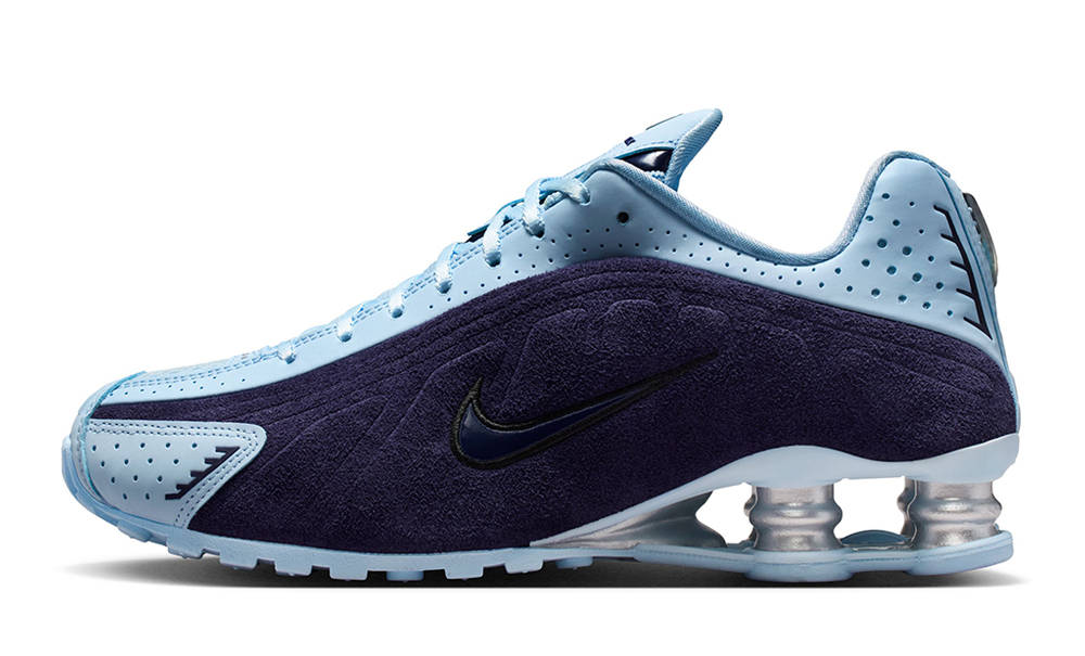 Nike Shox R4 Imperial Purple Celestine Blue HQ7739-500