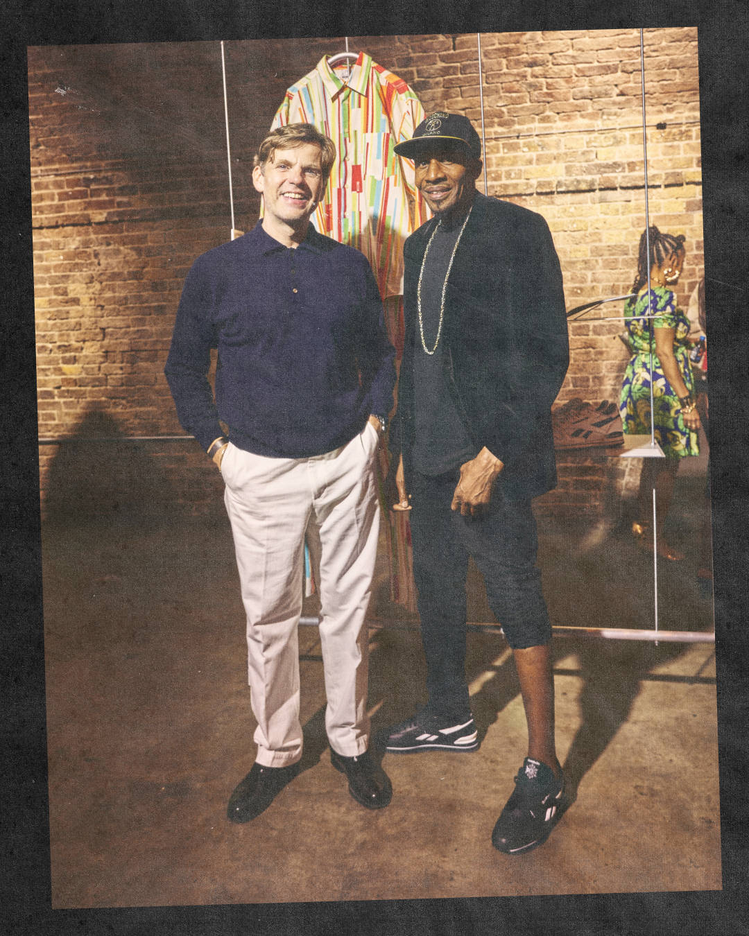 MC Bushkin and Ewen Spencer at the Reebok "Oh My Mosch" evening