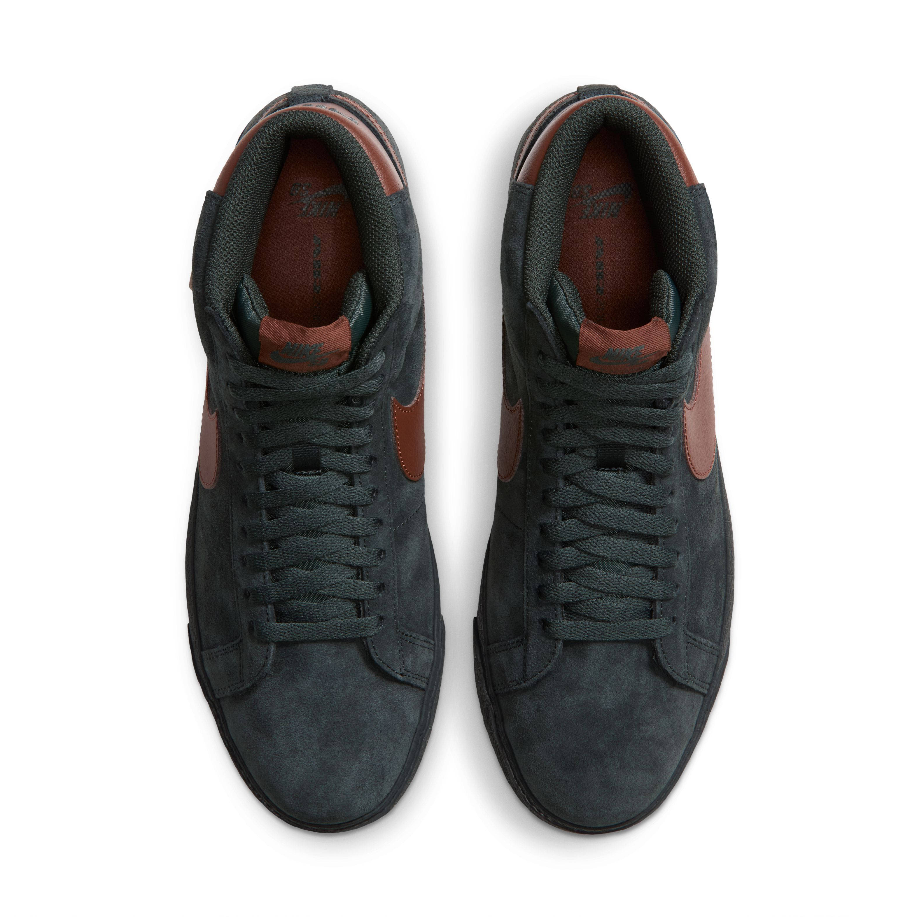 Nike SB Zoom Blazer Mid Black Spruce Brown IO0667 300 middle