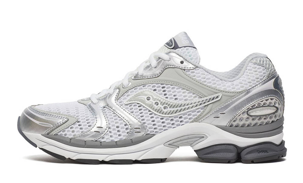 Saucony ProGrid Triumph 4 White Silver Grey S70704-26