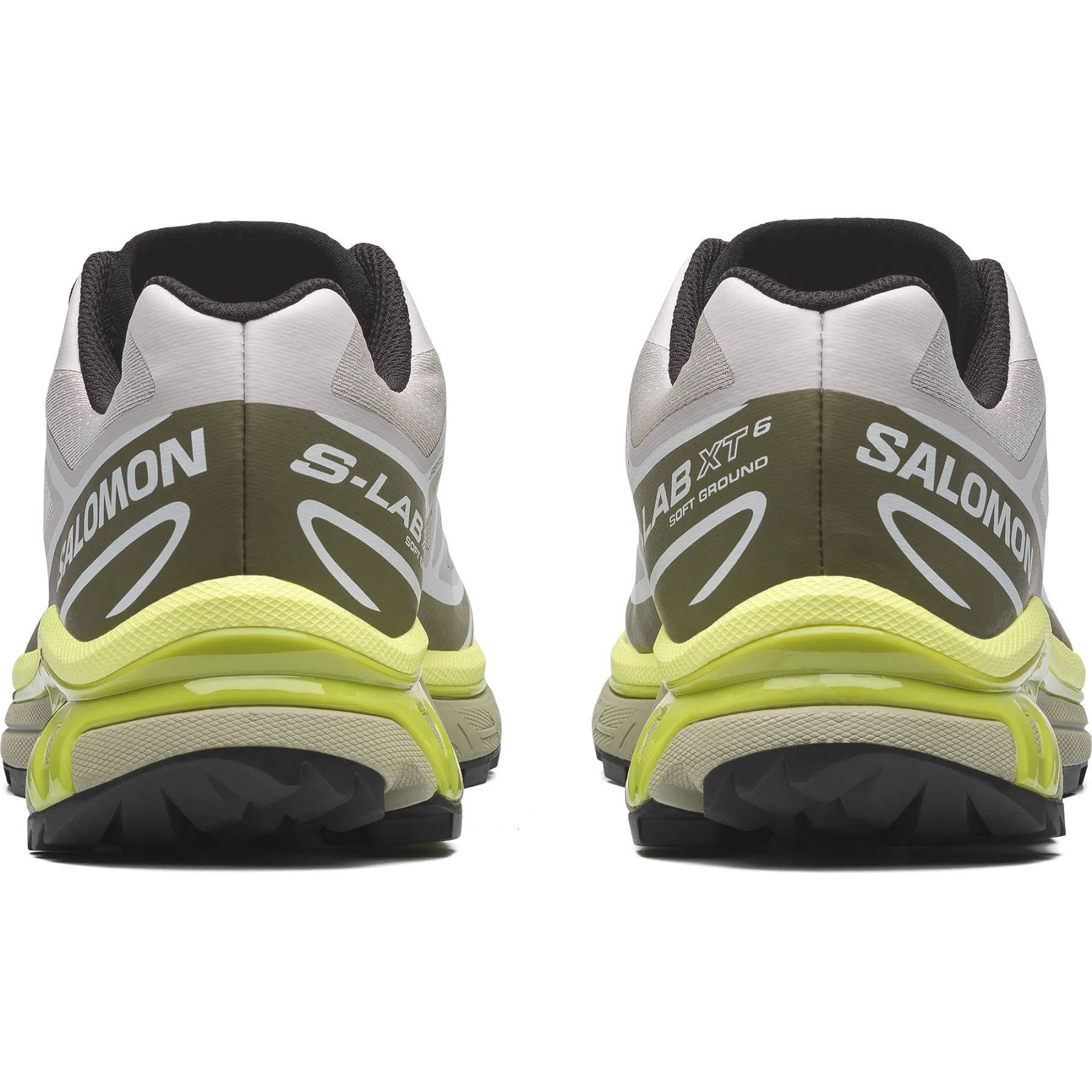 Salomon XT 6 Lunar Rock Deep Lichen Green L49306500 back