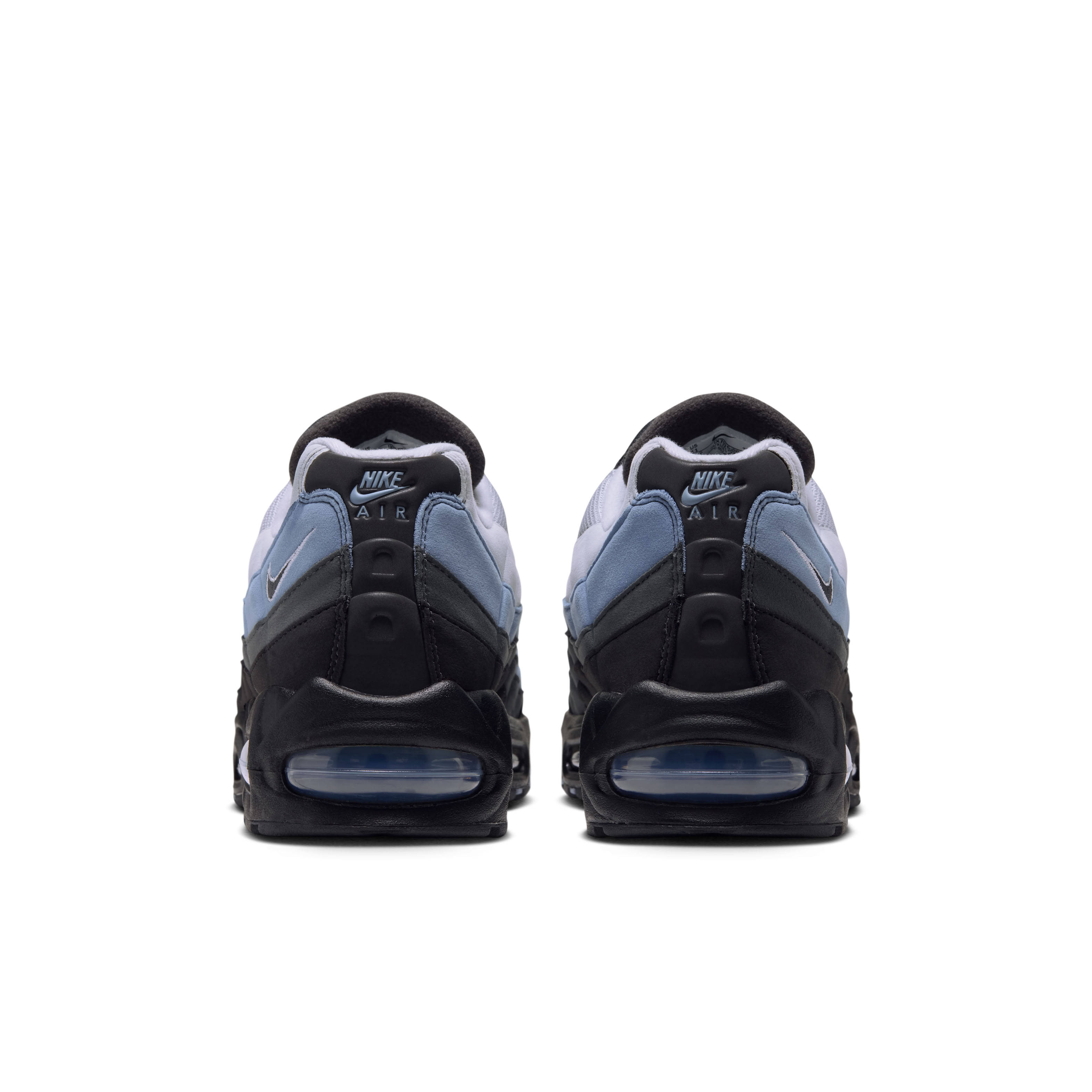 Nike Air Max 95 Big Bubble Black Work Blue Heel