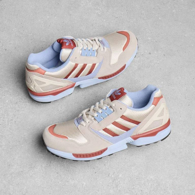 END x adidas ZX 8000 Light Brown Burnt Sienna LB8100 from top