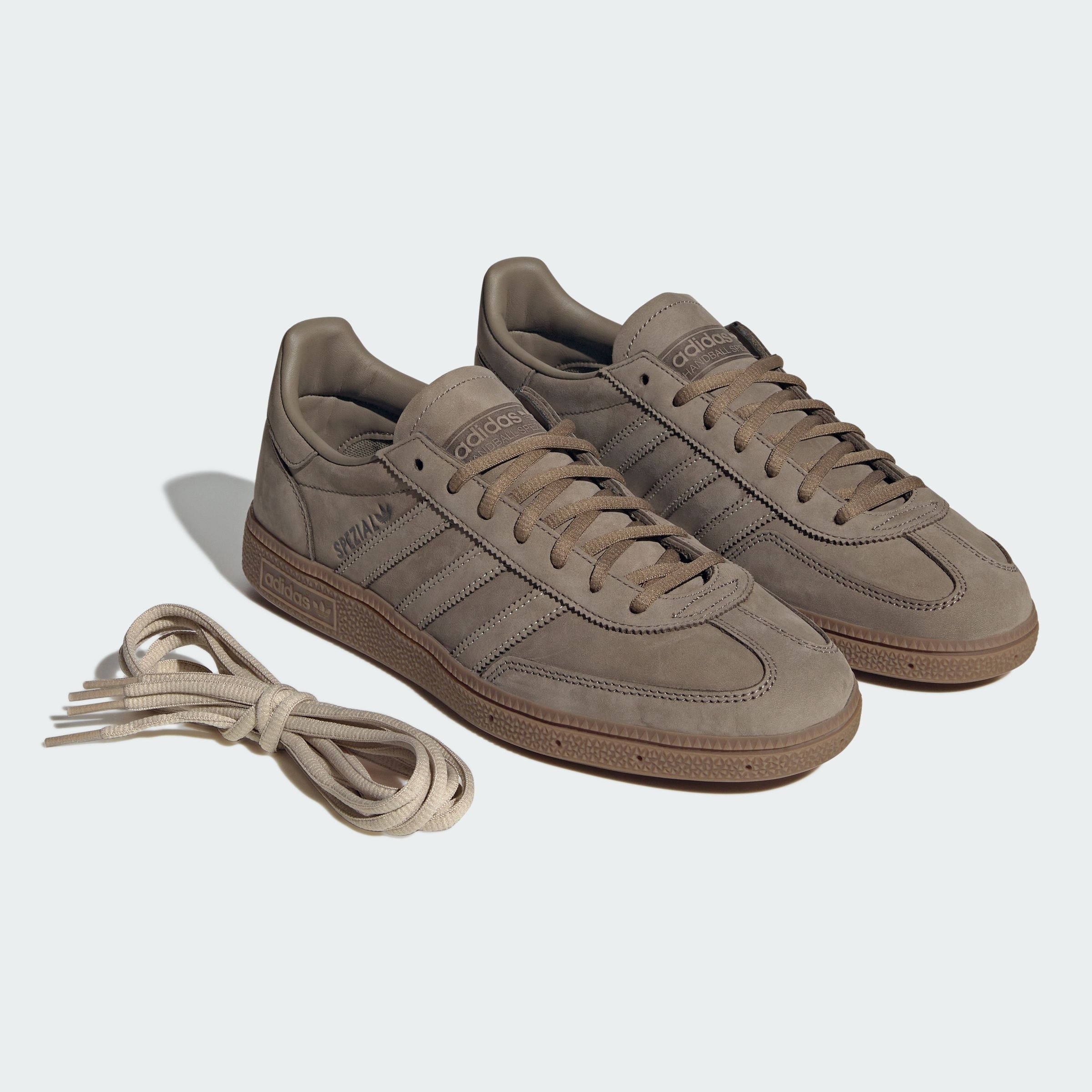 adidas Handball Spezial Blanch Brown Gum KJ9852 side