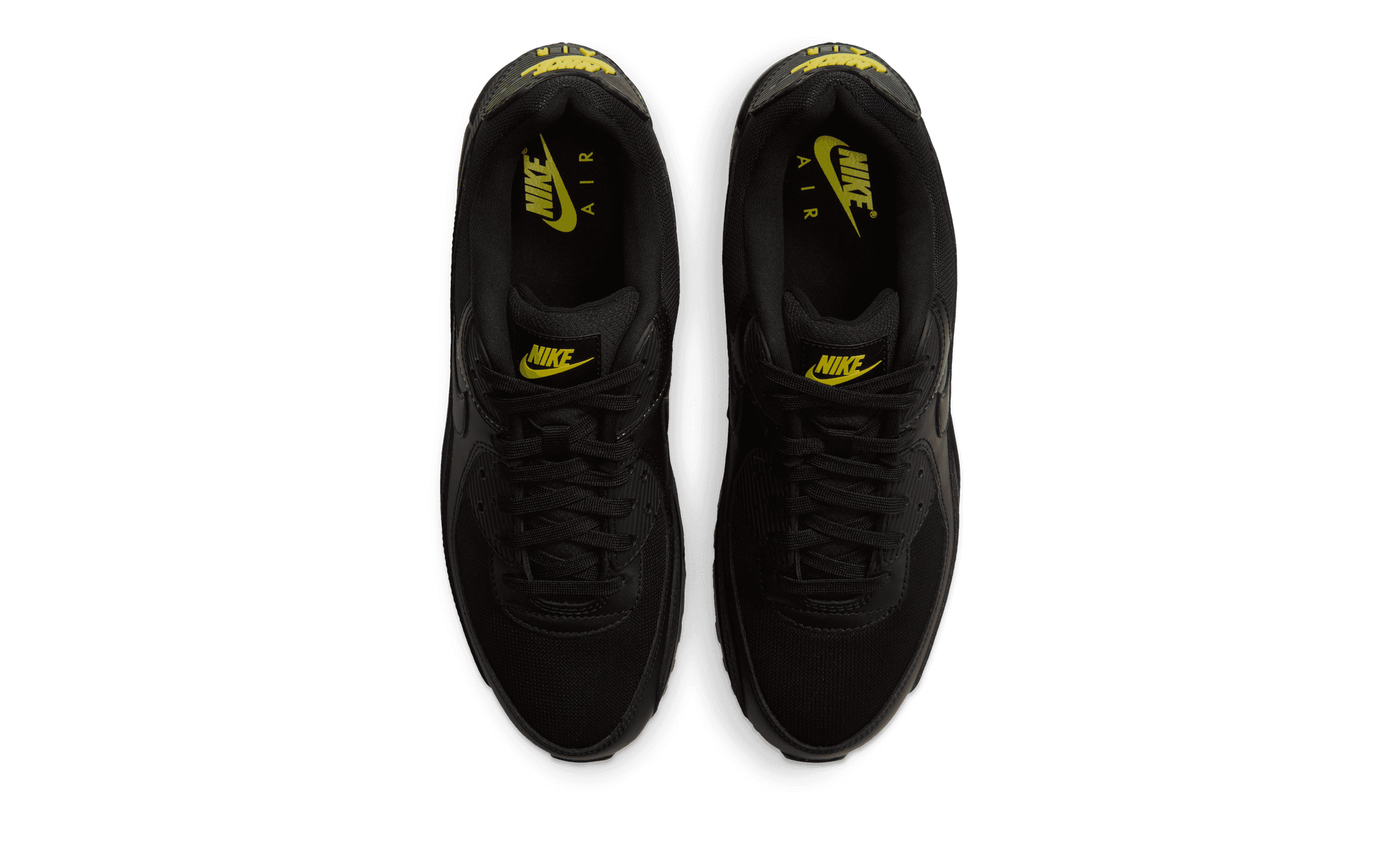 Nike Air Max 90 Black Chrome Yellow IM9616-002 middle