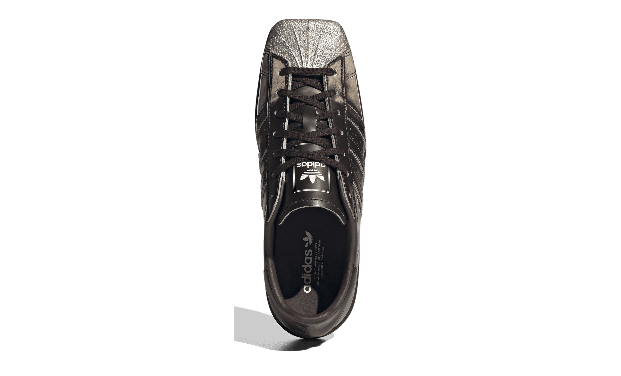adidas Superstar SQ Toe Aurora Coffee Silver KI7296 middle