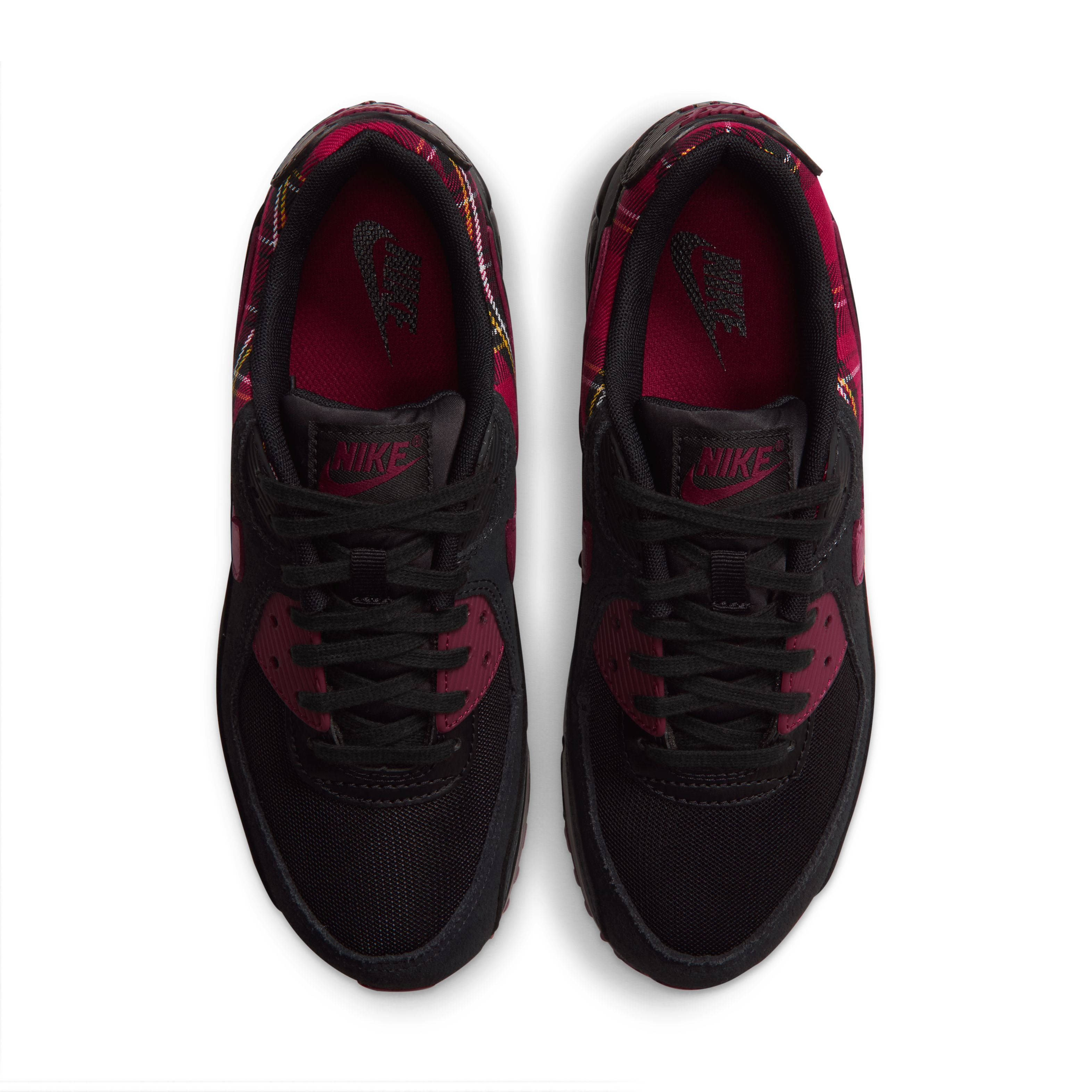 Nike Air Max 90 Check Tartan Red IR5598 002 middle