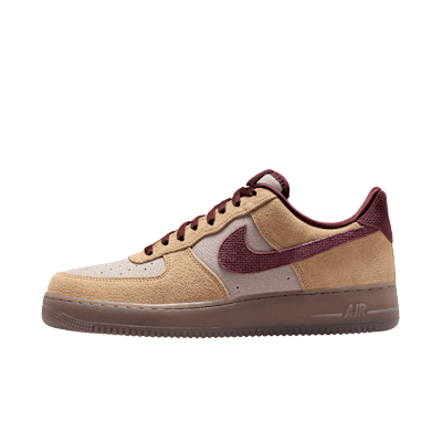 Nike Air Force 1 '07 Premium Linen Moon Particle Burgundy
